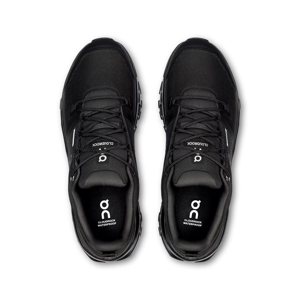 On Running Cloudrock Low Waterproof All Black