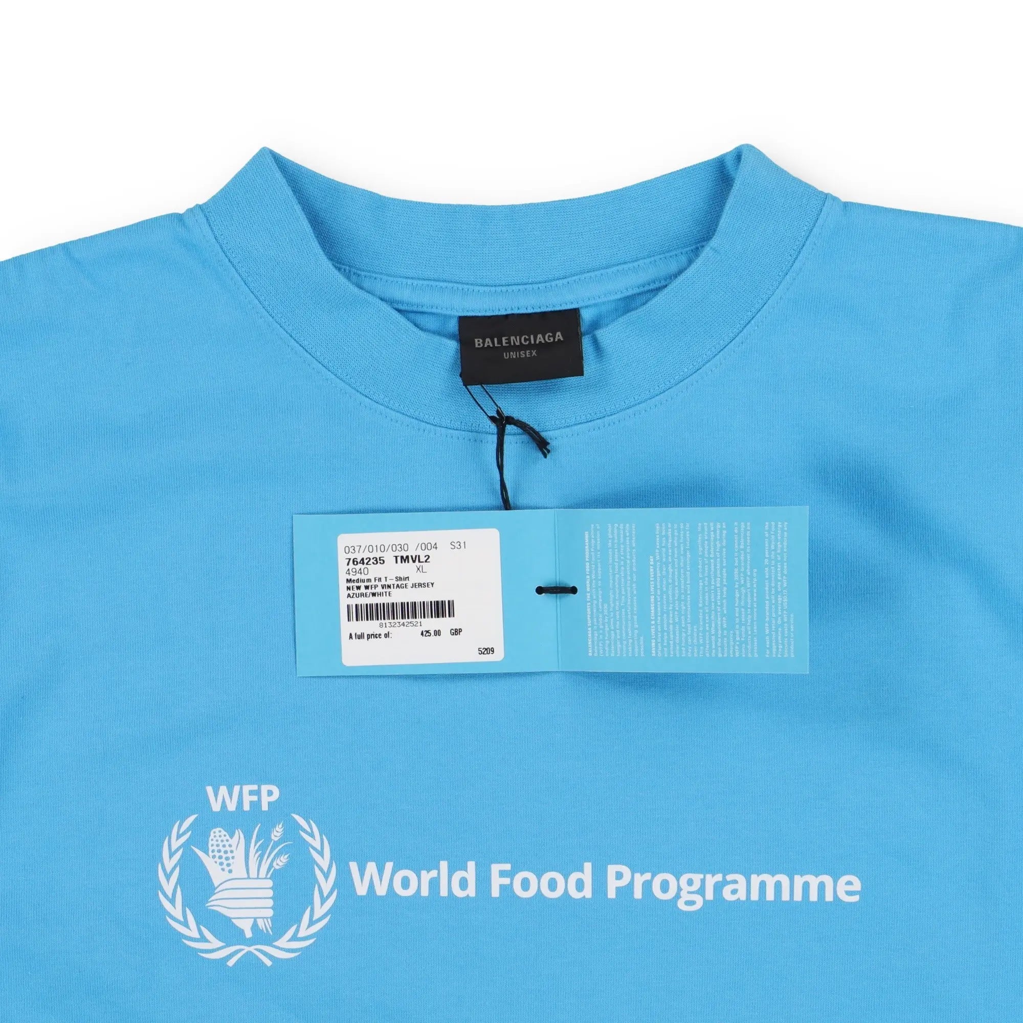 Balenciaga WFP Azure Tee