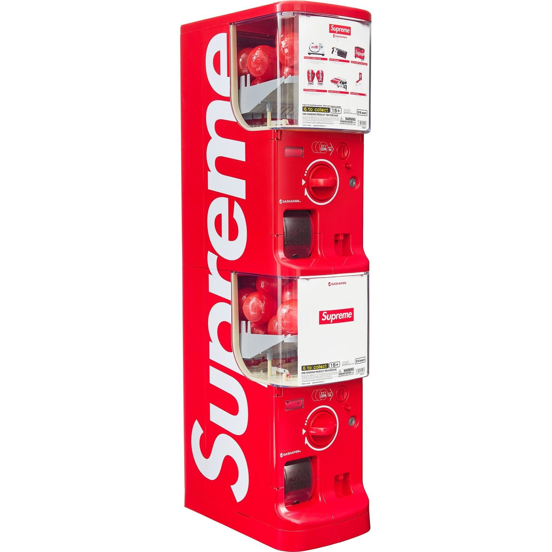 Supreme x Bandai Gashapon Machine Mystery Prize (1 Random Ball)