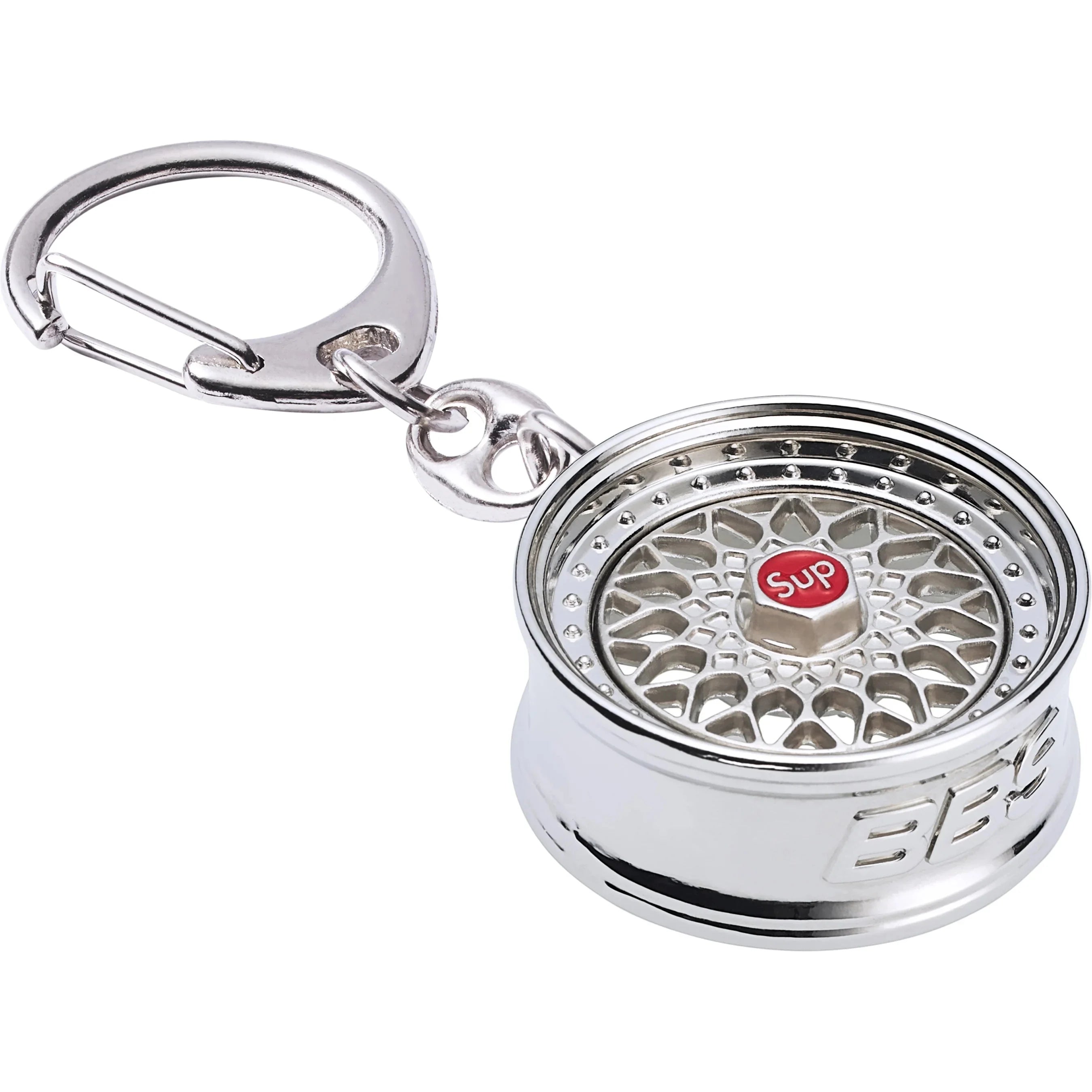 Supreme BBS RS Rim Keychain Silver