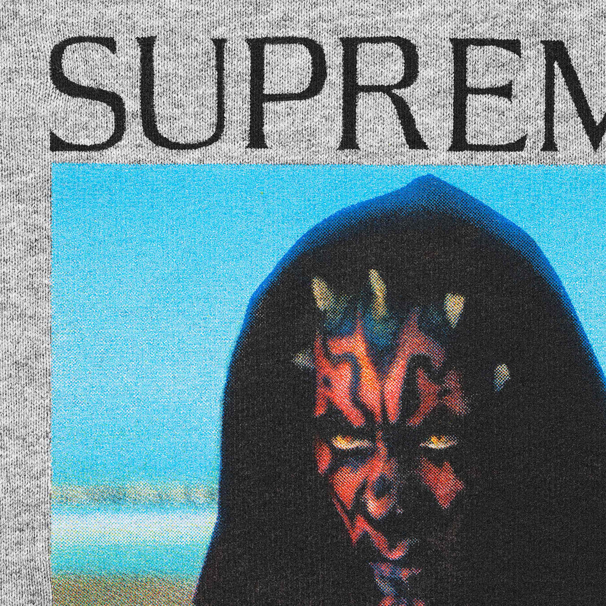 Supreme Sith Hooded Sweatshirt Heather Grey