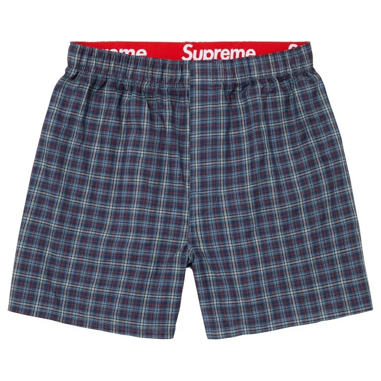 Supreme Hanes Plaid Boxers Multicolor (4 Pack)