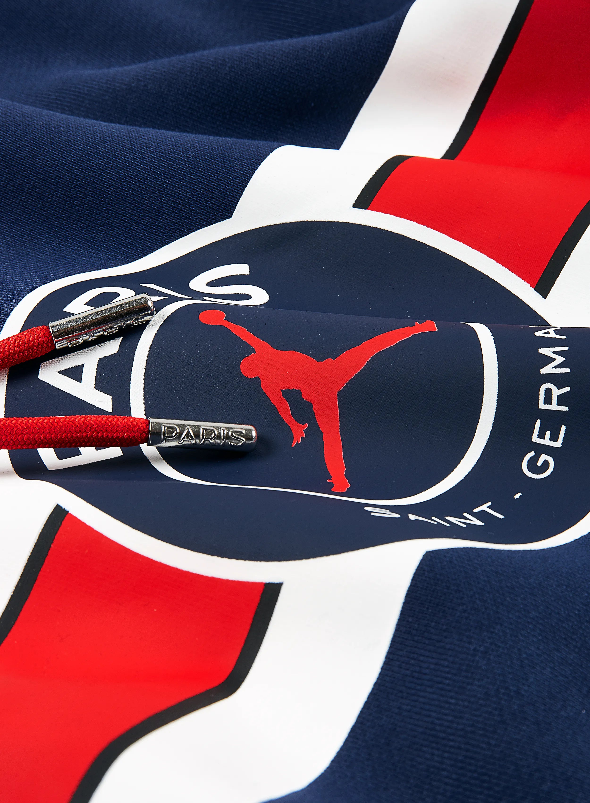 Air Jordan Paris Saint-Germain Fleece Pullover Hoodie Navy