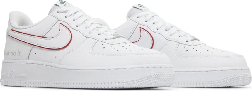 Nike Air Force 1 Low Metallic Silver University Red