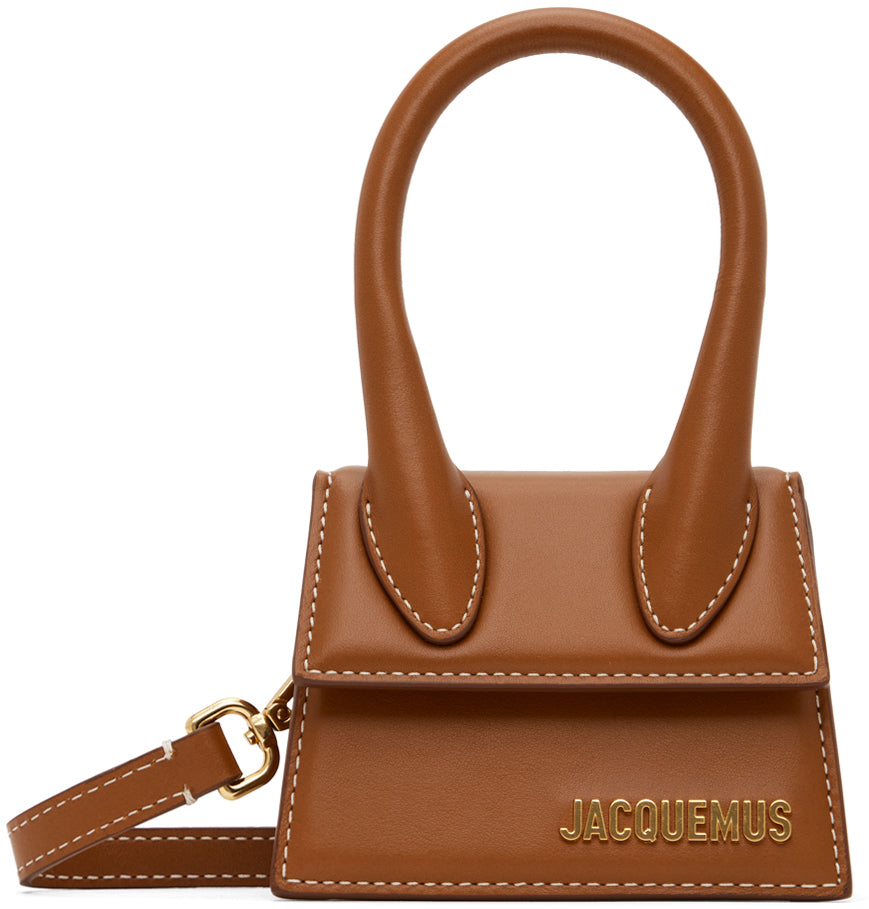 JACQUEMUS Brown Le Papier Le Chiquito Bag Brown