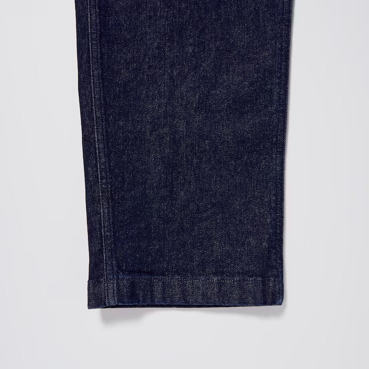 Uniqlo  Wide Fit Denim Work Pants Dark Blue