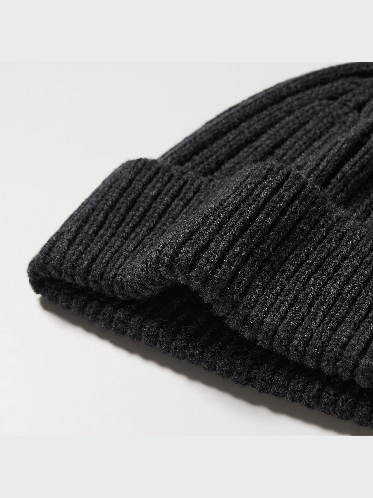 Uniqlo Heattech Beanie Ribbed Dark Grey