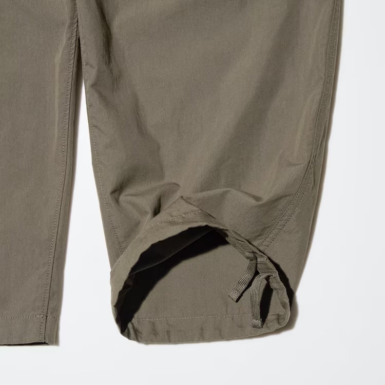 Uniqlo Wide Fit Parachute Cargo Pants Beige Uniqlo