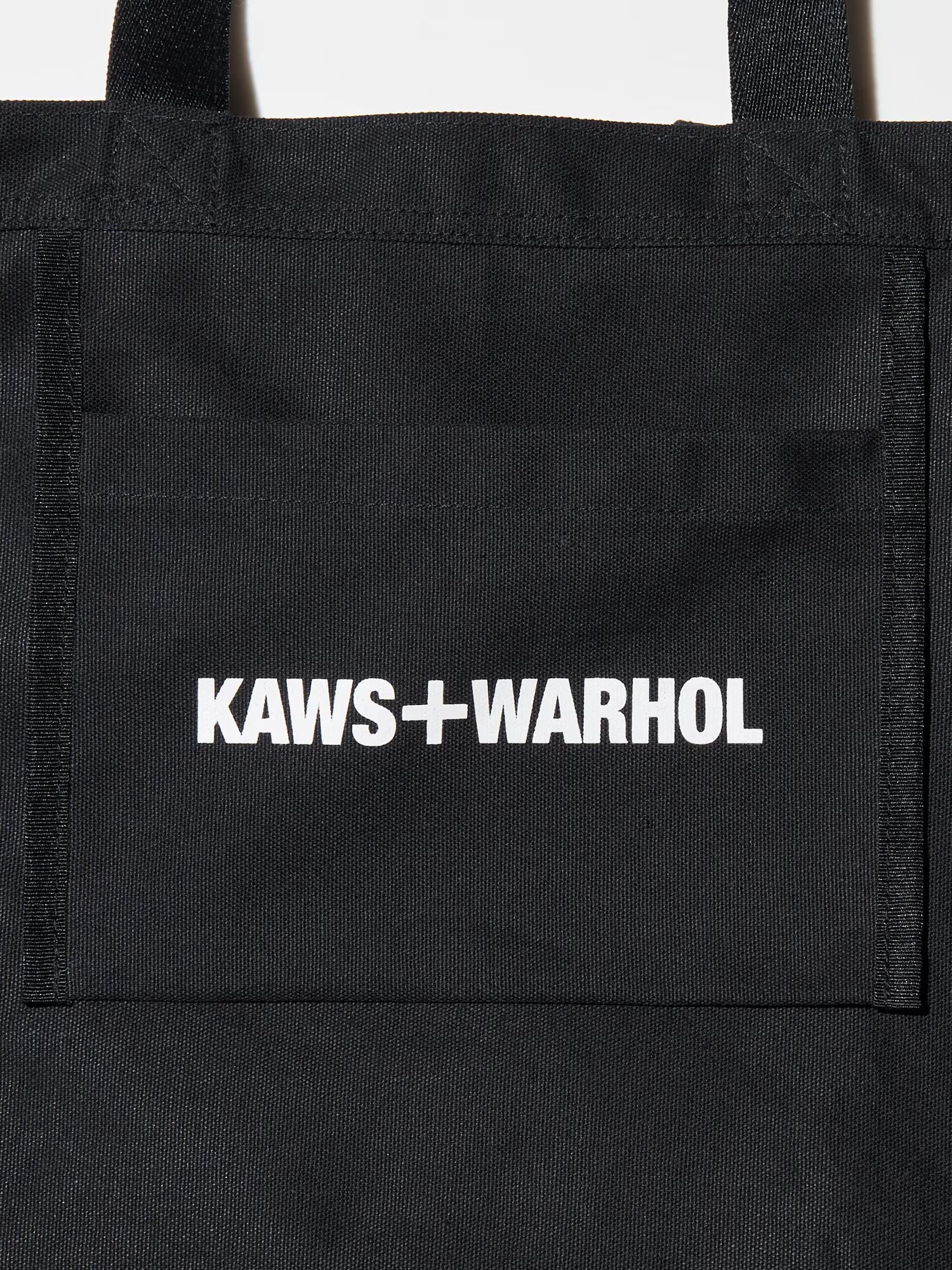 KAWS + Warhol 2-Way Tote Bag Black