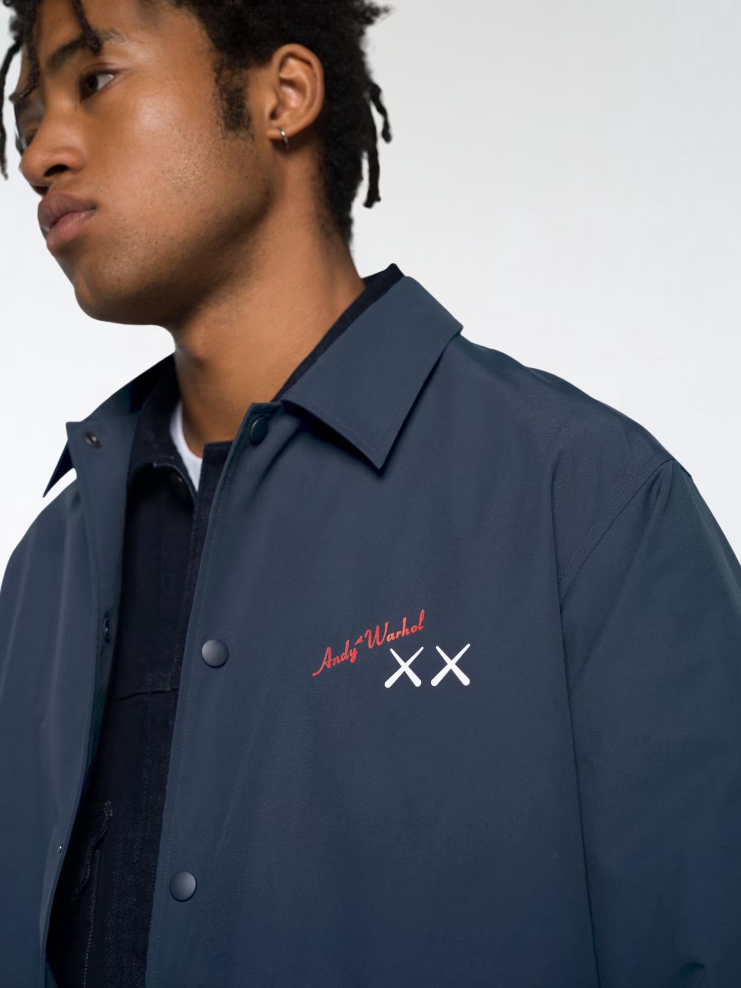 KAWS + Warhol Coach Jacket Navy