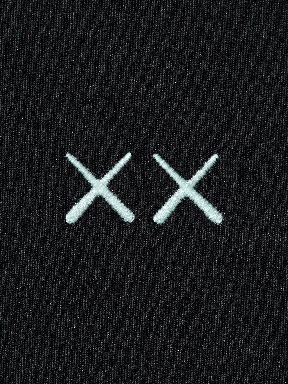 Kaws x Uniqlo Black Back Planet Logo Tee