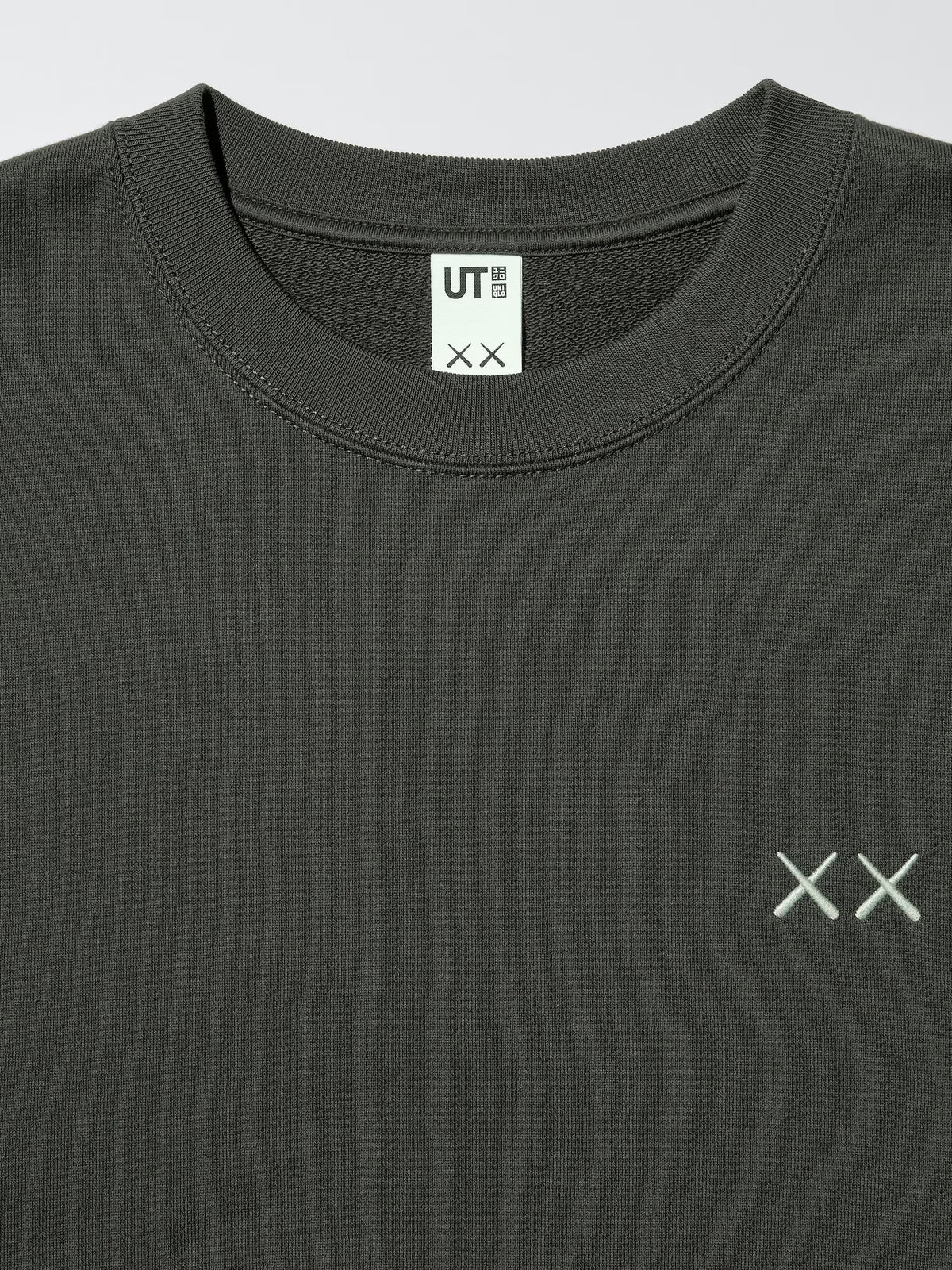 Kaws x Uniqlo Grey Black Sweatshirt