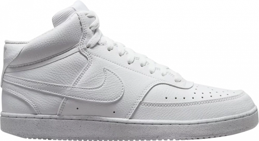 Nike Court Vision Mid Next Nature 'Triple White'