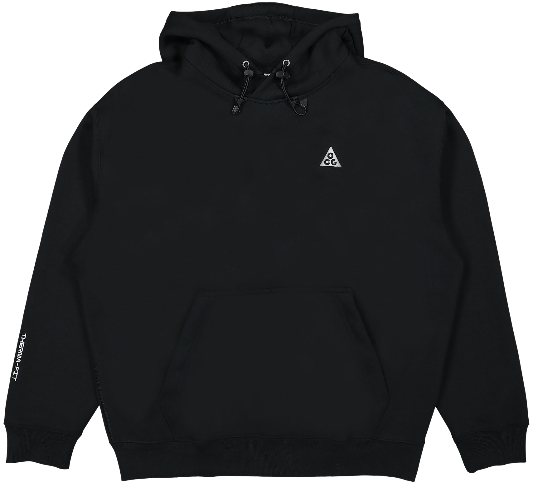 Nike Acg Therma-fit Tuff Fleece Pullover Hoodie Black