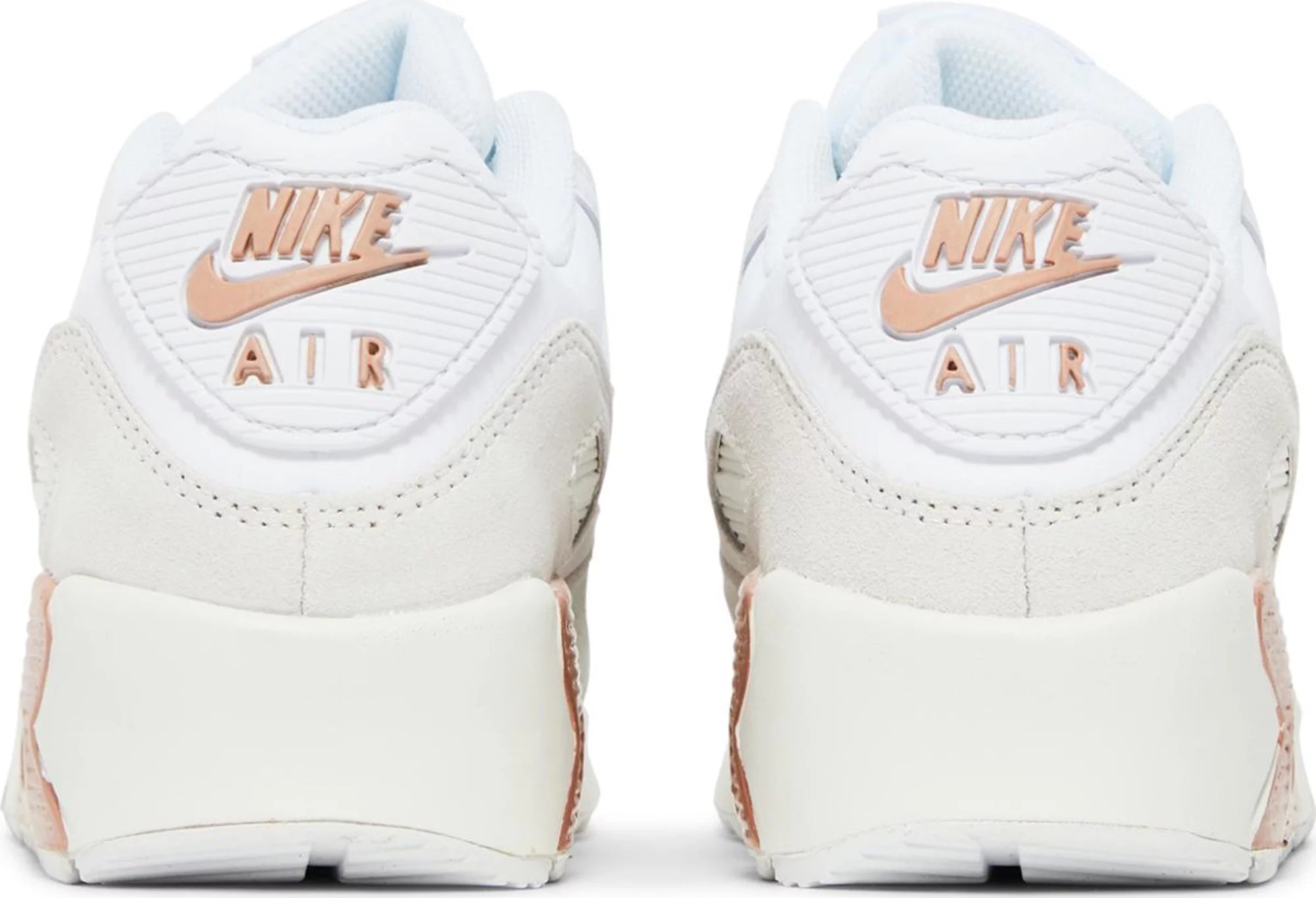 Nike Air Max 90 Leather GS 'White Metallic Red Bronze' 