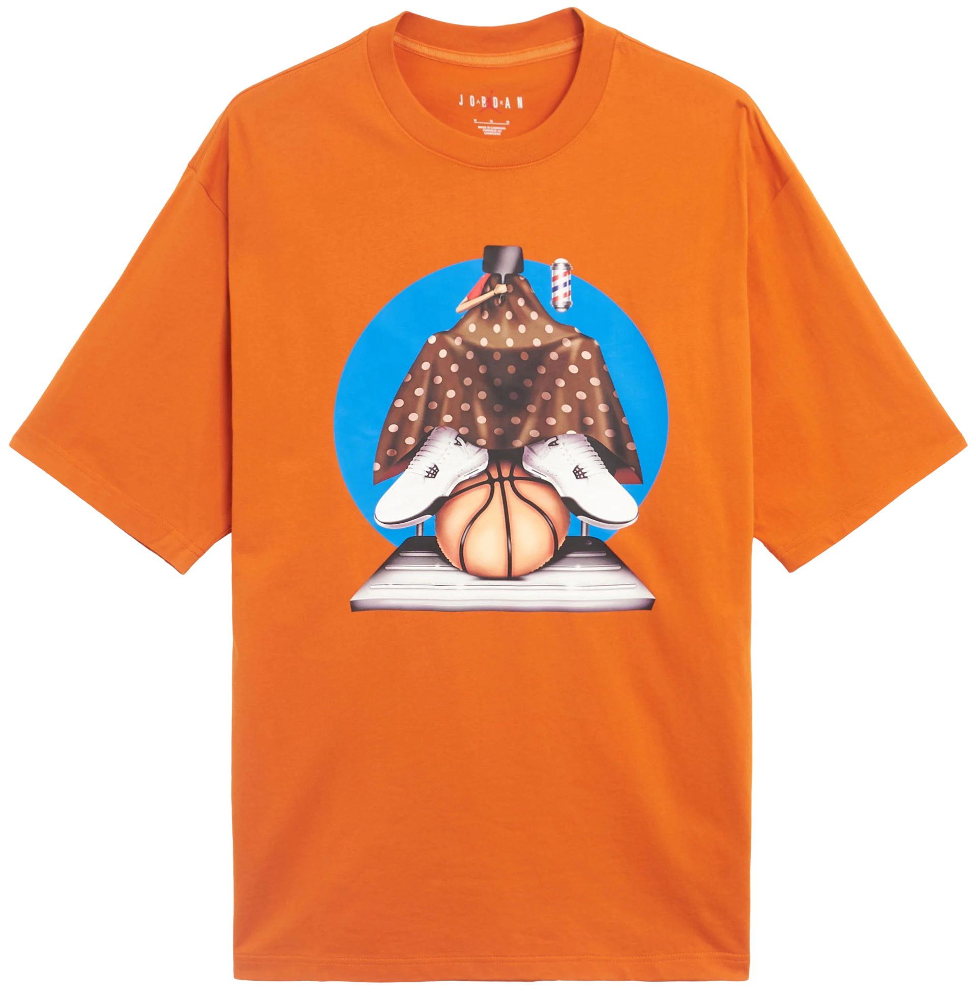 Air Jordan Artist Series By Darien Birks T-Shirt Orange