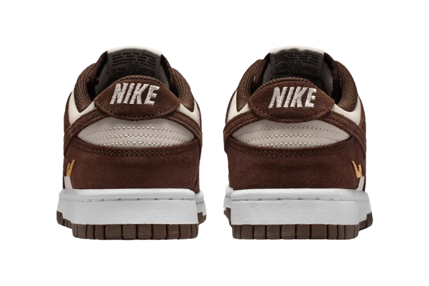 NIKE WMNS DUNK LOW BAROQUE BROWN / METALLIC GOLD