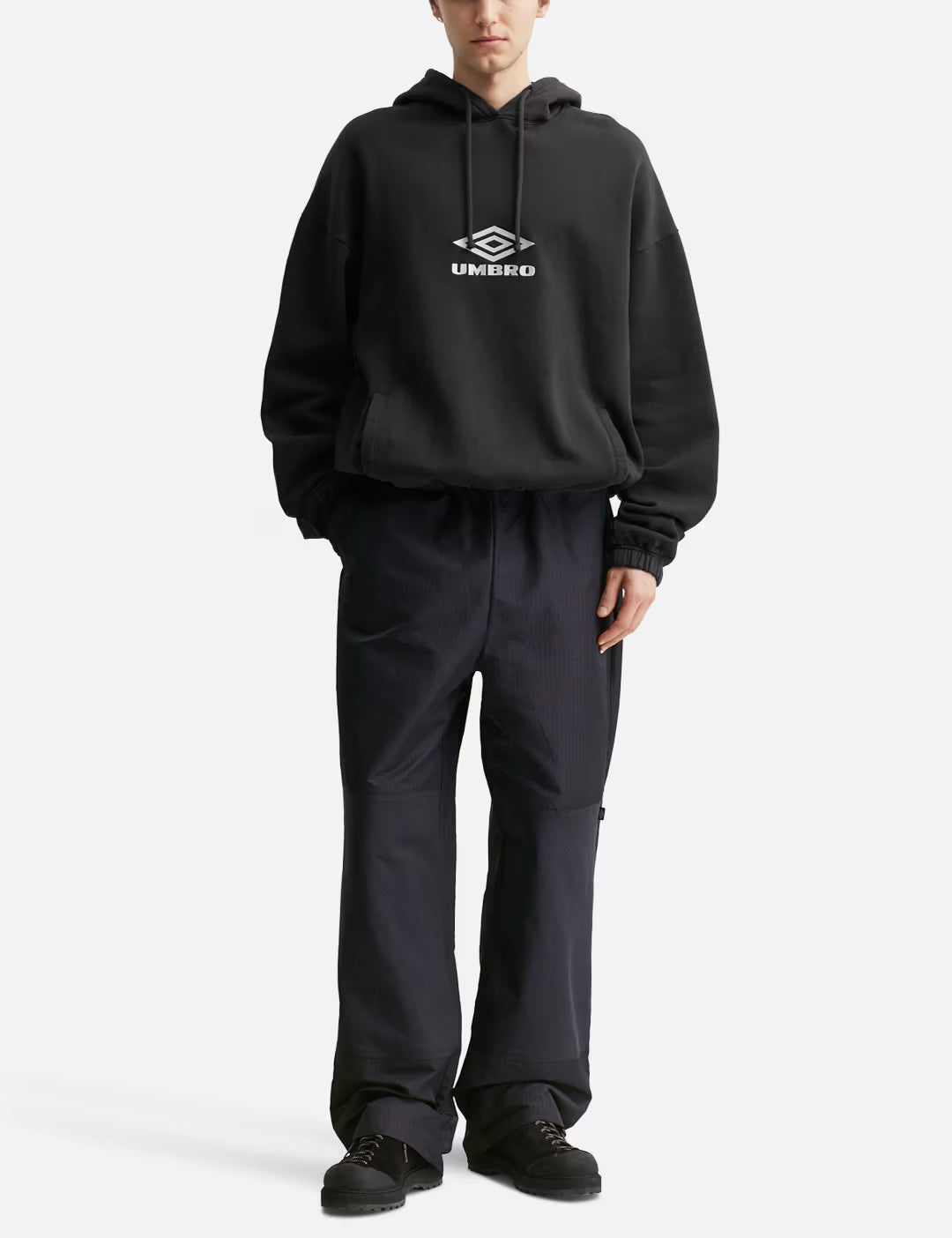 Umbro x Slam Jam OG Logo Mask Hoodie Black