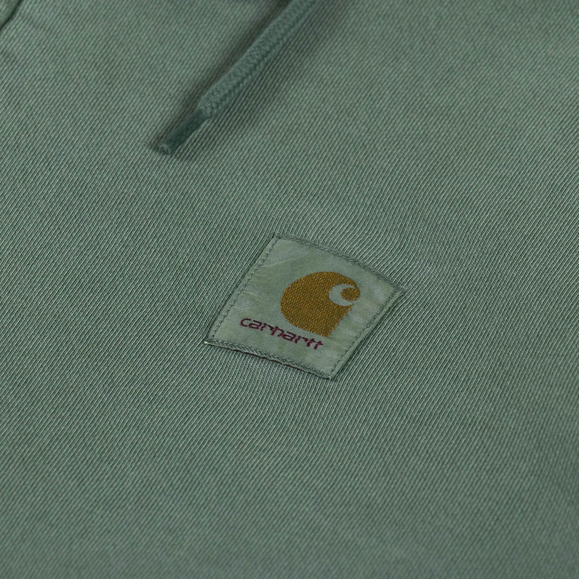 Carhatt WIP Hooded Nelson Zip Jacket Park Garment Dyed