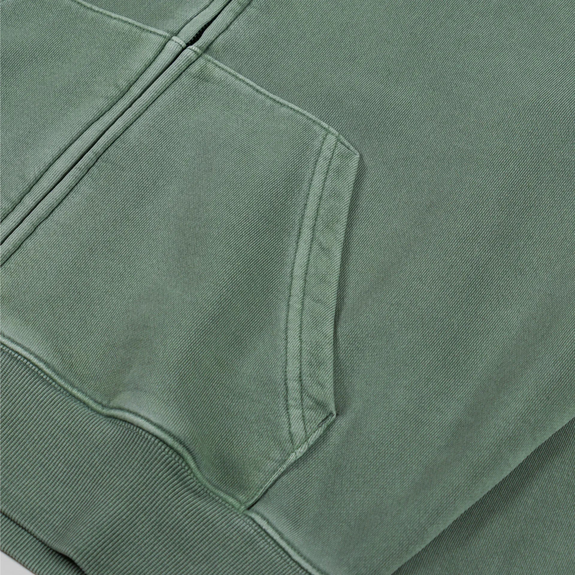 Carhatt WIP Hooded Nelson Zip Jacket Park Garment Dyed