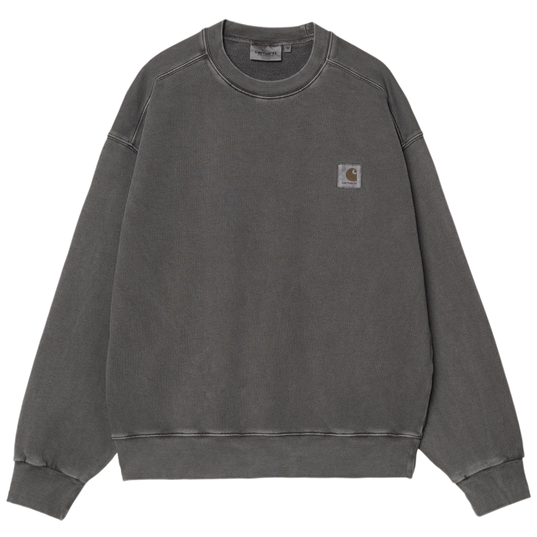 Carhartt WIP Nelson Sweatshirt Graphite Garment Dyed