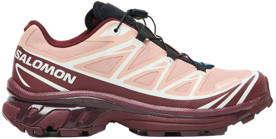 Salomon XT-6 Gore-Tex Mahogany Rose Tawny Port Pink