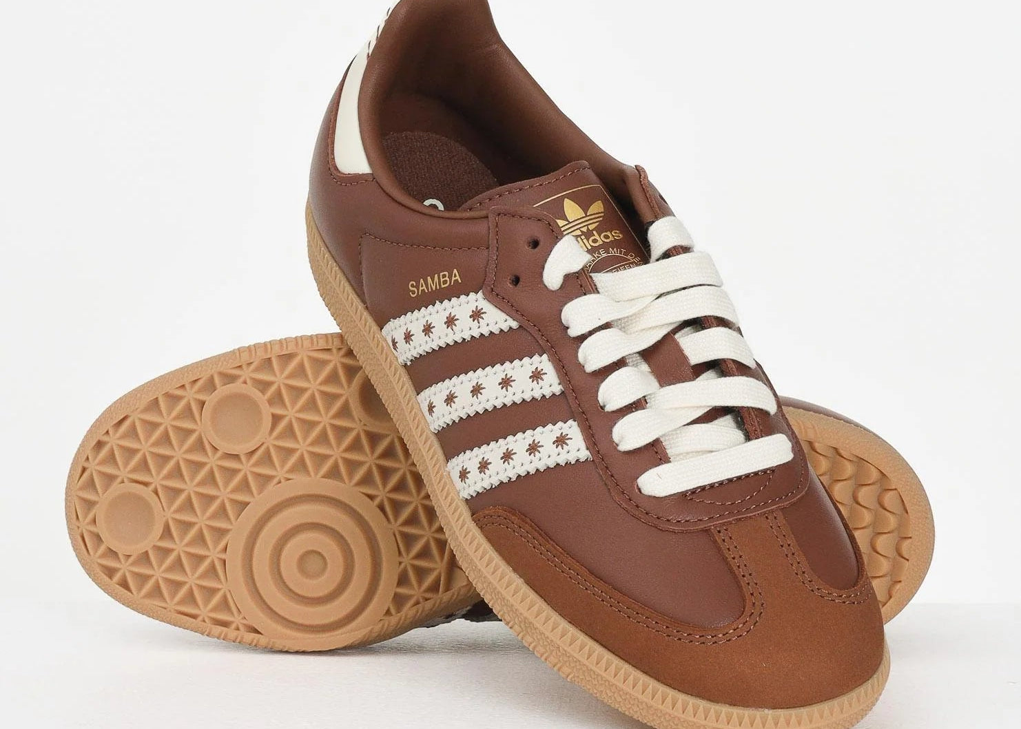 adidas Wmns Samba OG 'Cloud White Preloved Brown Cream'