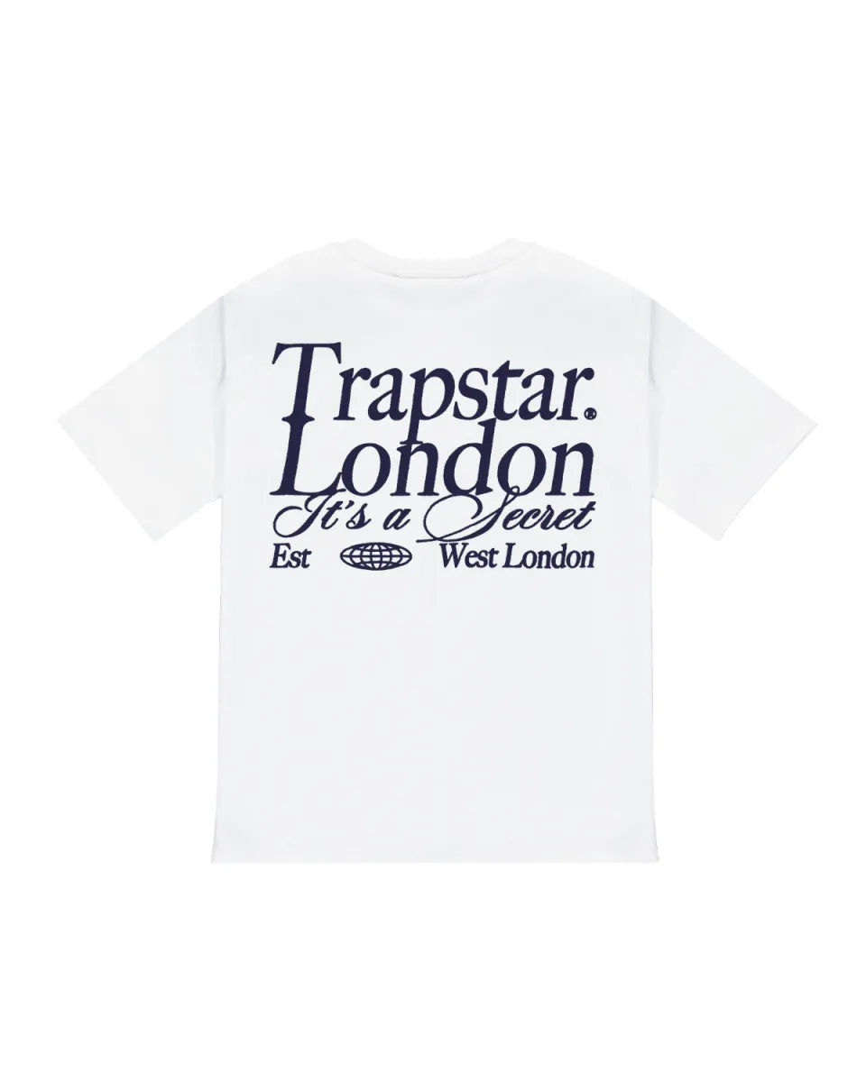 Trapstar London Print Tee - White/Navy White