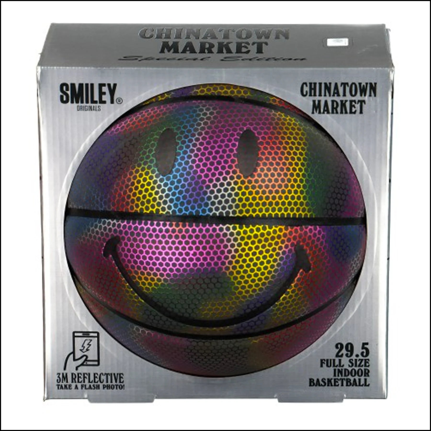 Chinatown Market Iridescent Smiley Basketball