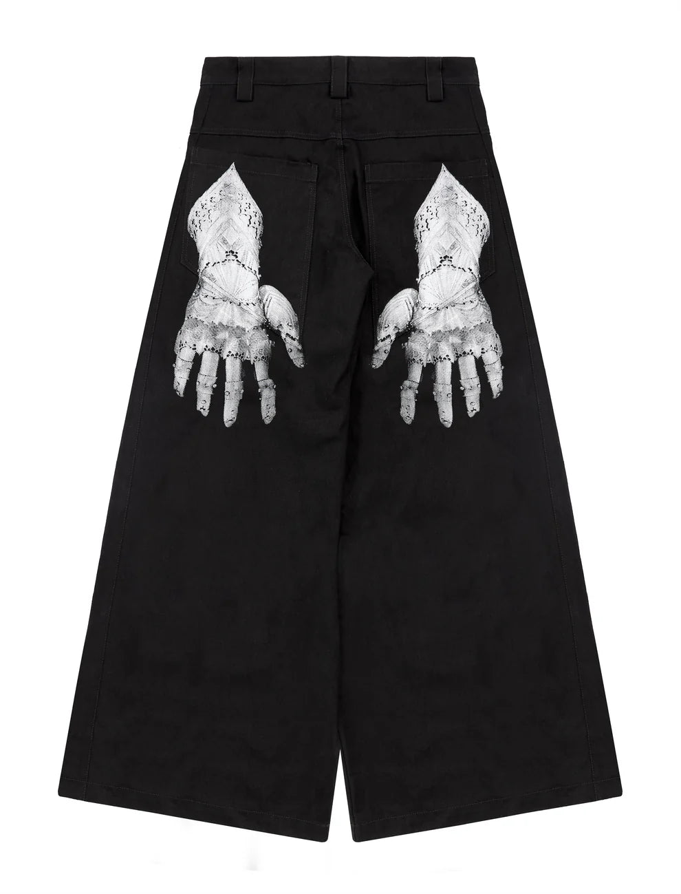 Pla4 Knight Wide Jeans Black