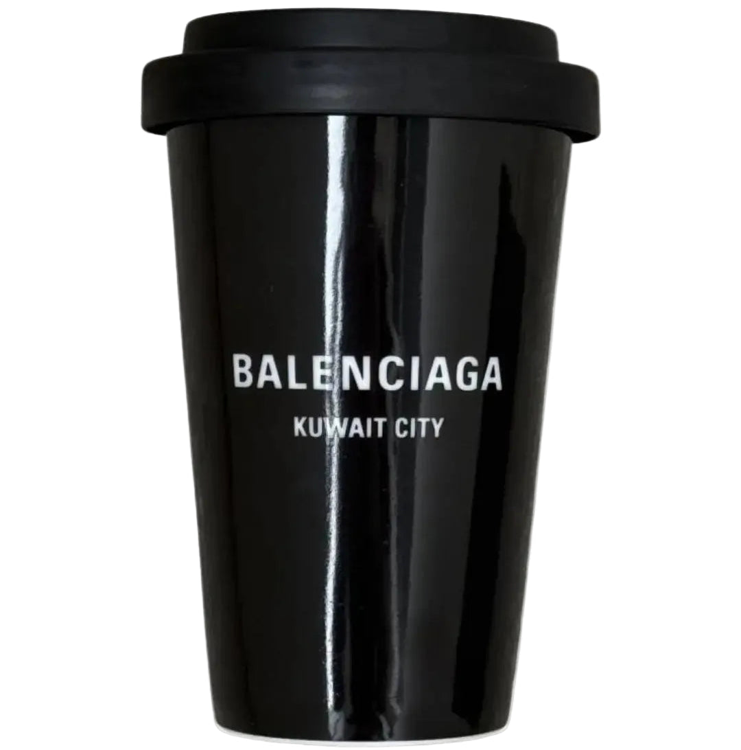 Balenciaga coffee cup Kuweit Black