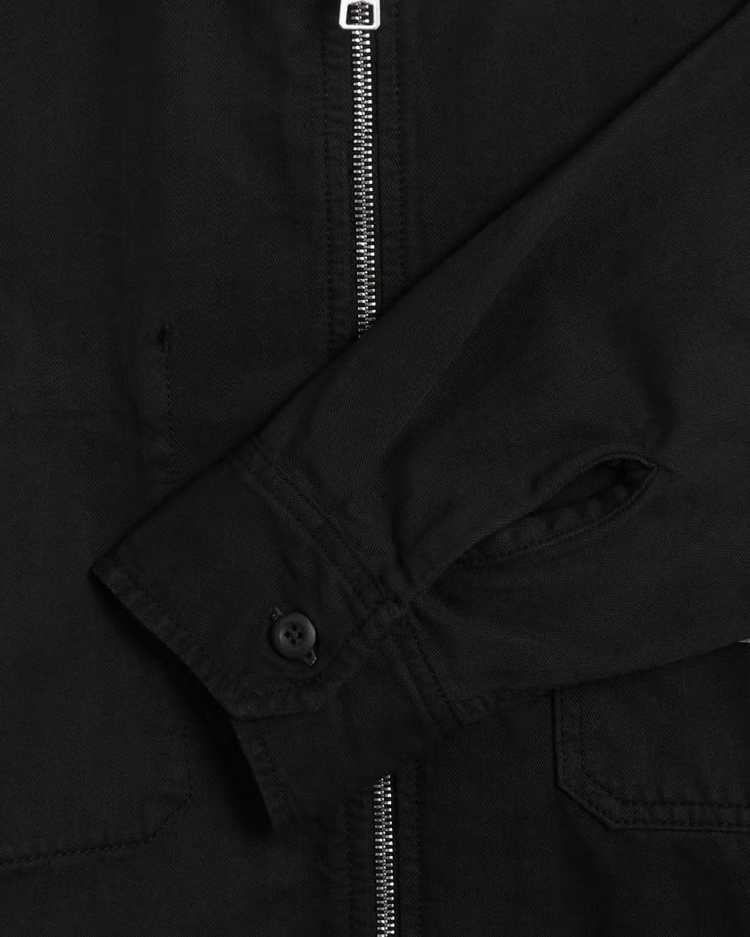 Carhartt WIP Rainer Shirt Jacket Black Garment Dyed