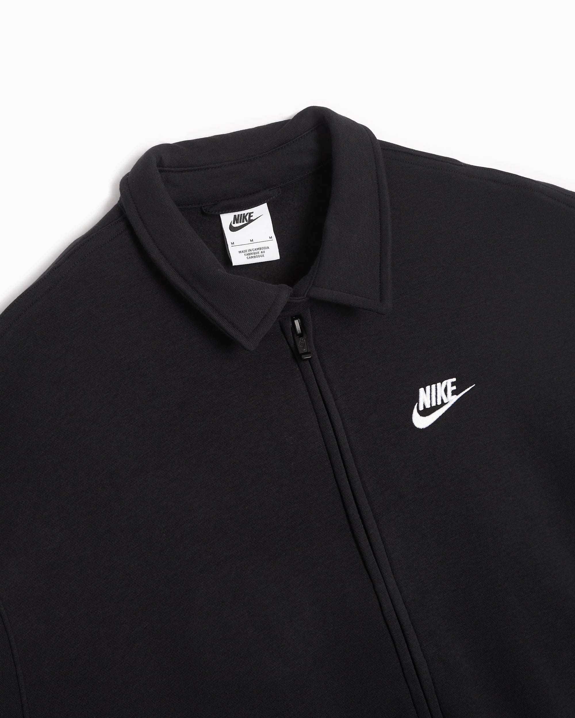 Nike Club Fleece Men's Harrington Jacket Black