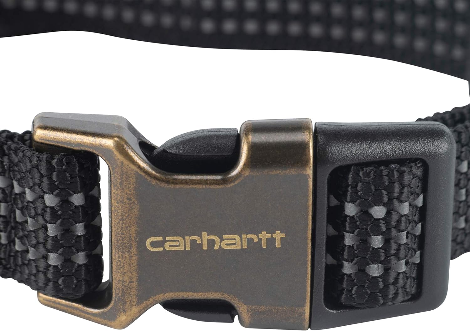 Carhartt Dog Collar Black Brushed Brass BLACK