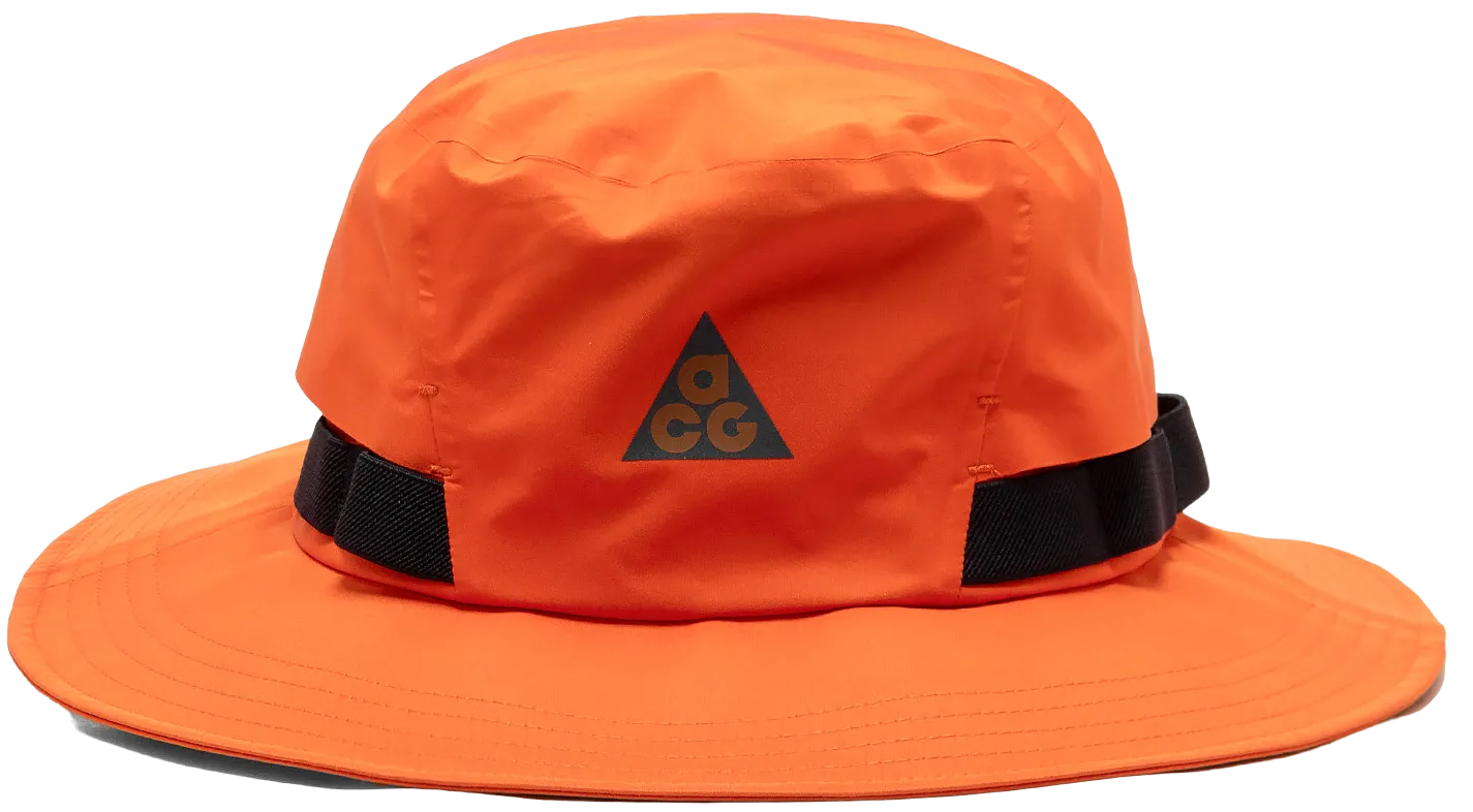 Nike ACG Apex Bucket Hat Cap Gore-Tex Orange Trail Hiking