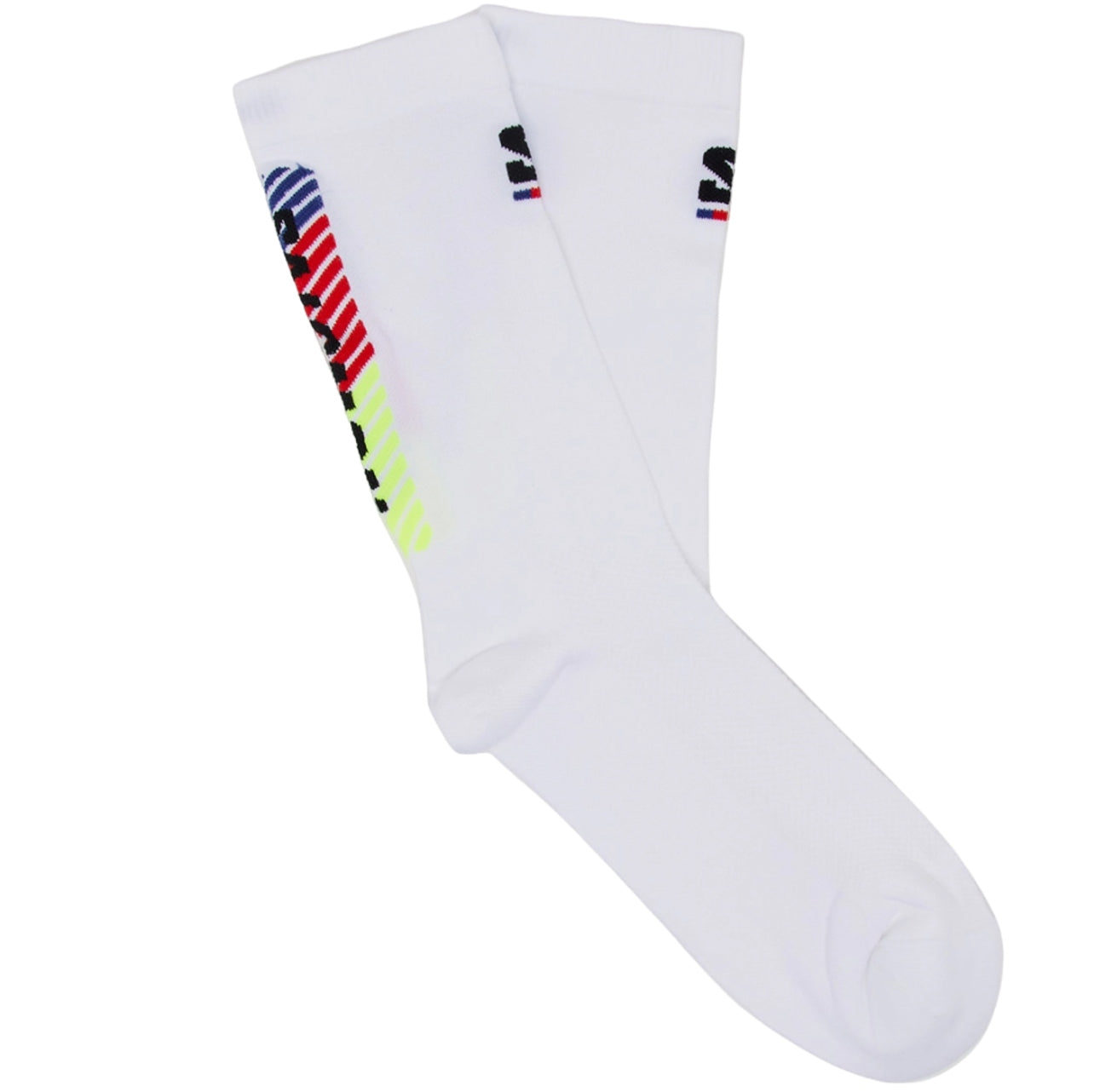 SALOMON S-LAB Red Yellow Socks White