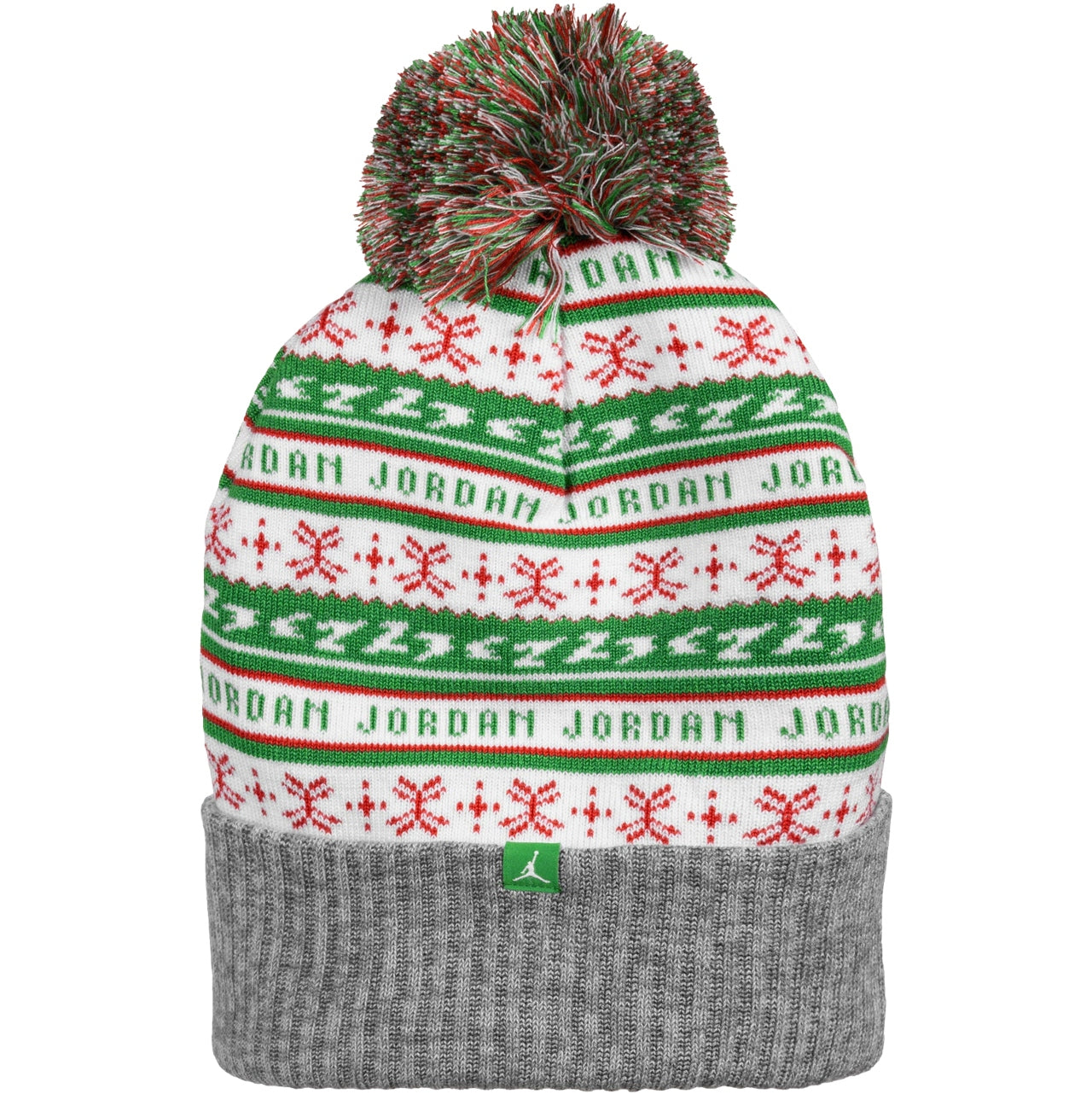 Air Jordan Cuffed Jumpman Holiday Beanie Grey