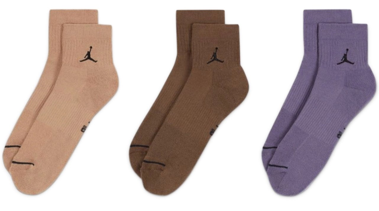 Air Jordan Everyday Crew Socks 3-Pack Multi