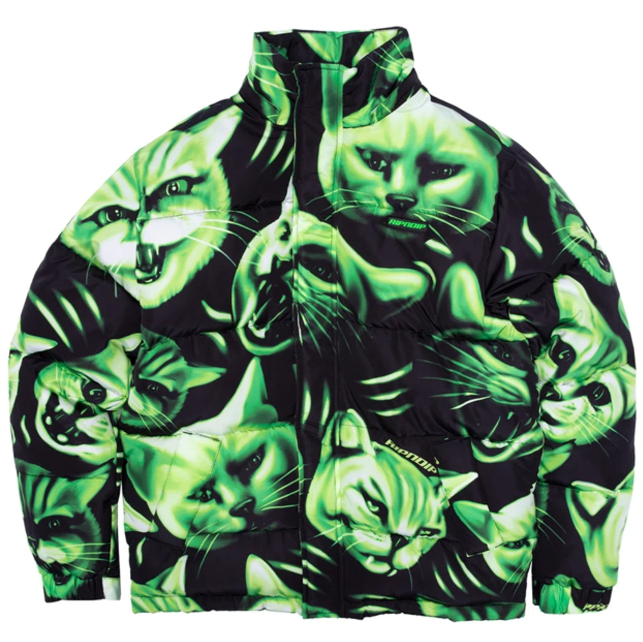 RipNDip Neon Nerm Puffer Jacket Green