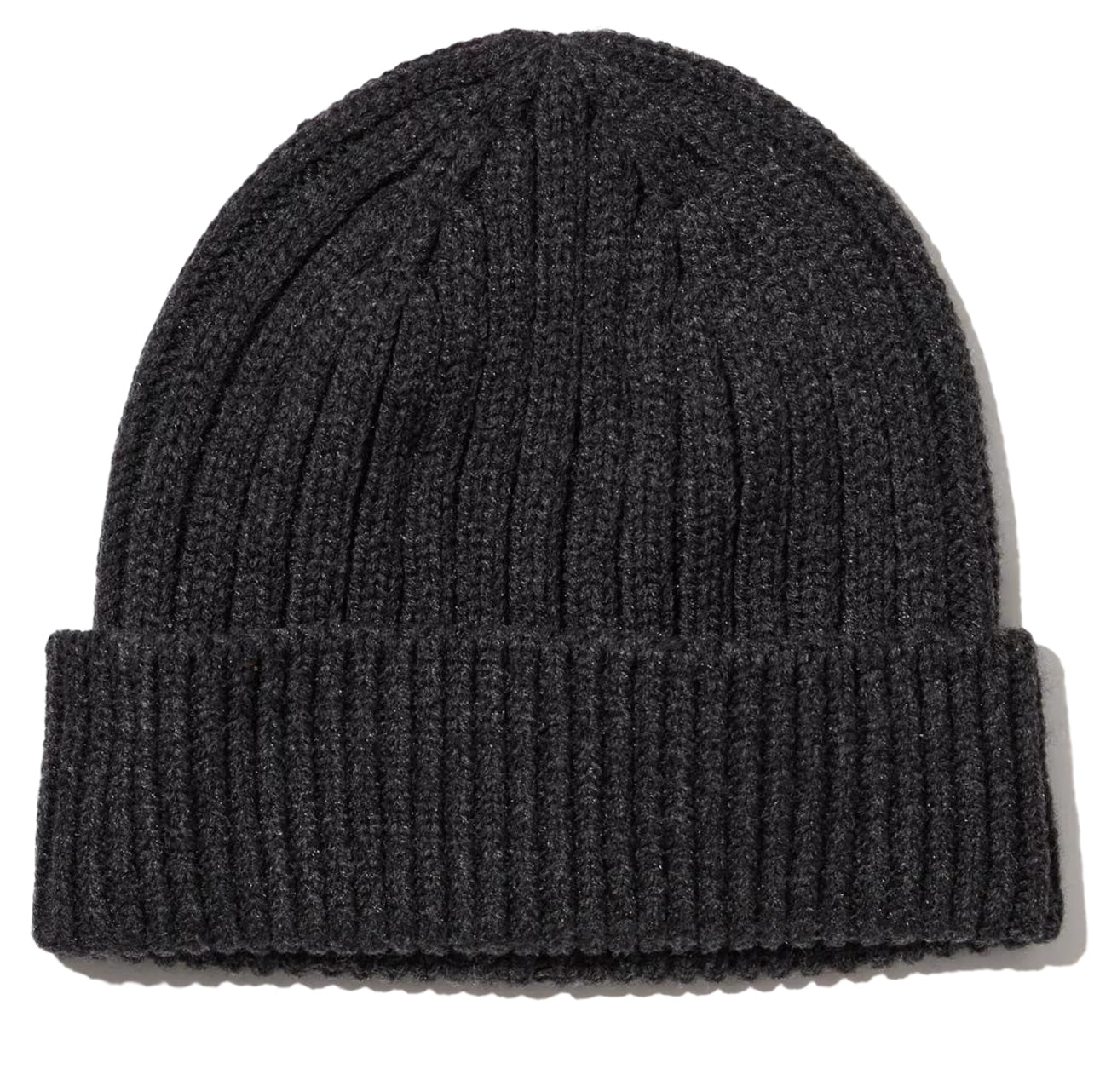 Uniqlo Cotton Ribbed Beanie Hat Black