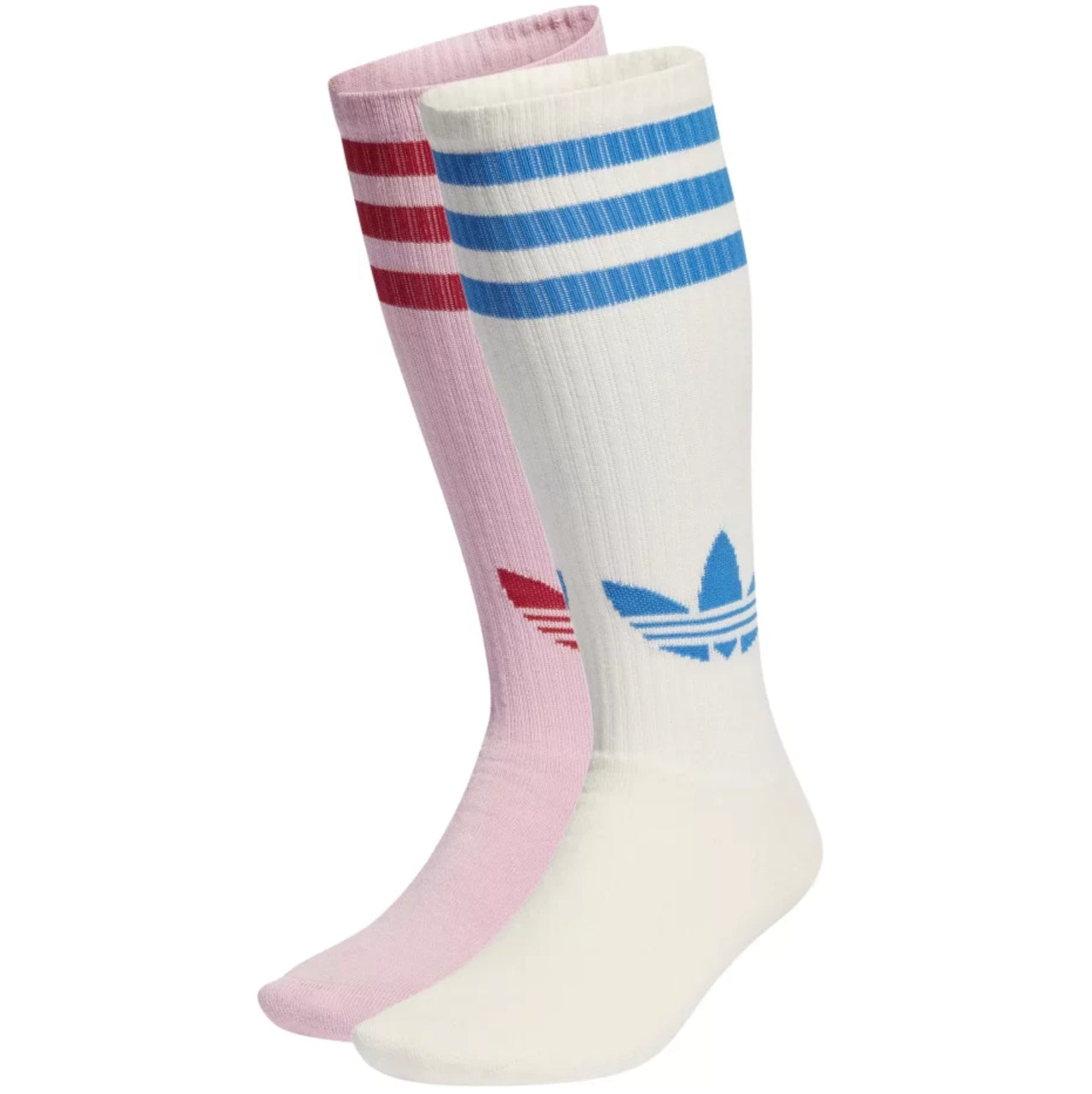 Adicolor 70s Knee Socks Cream White True Pink