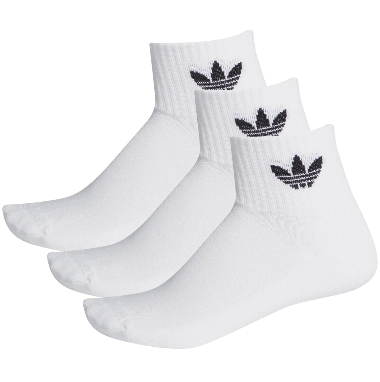 adidas Originals Mid Socks 3-pack White