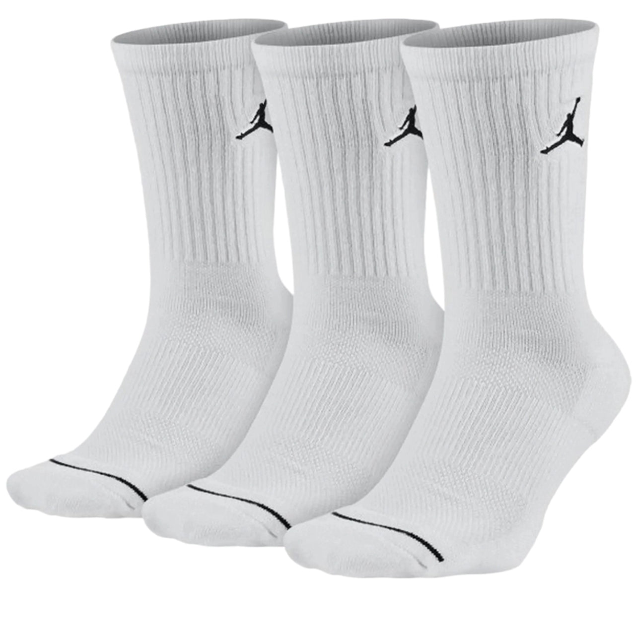 Air Jordan Everyday Crew Socks 3-Pack White