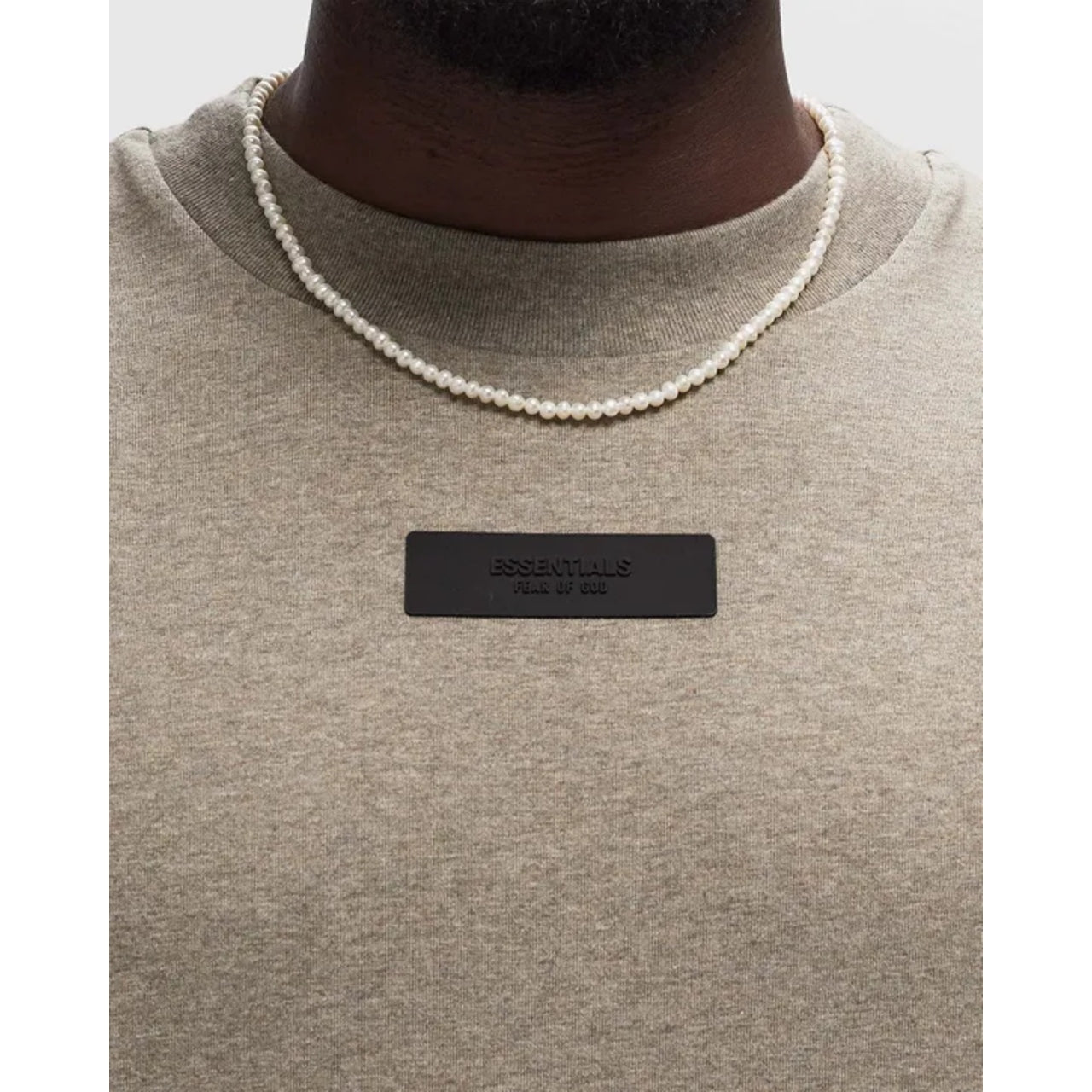 Fear of God Essentials Longsleeve Tee Heather Grey