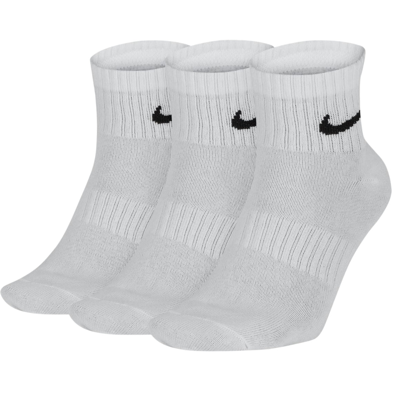 Nike Everyday Lightweight Ankle 3 Pack White