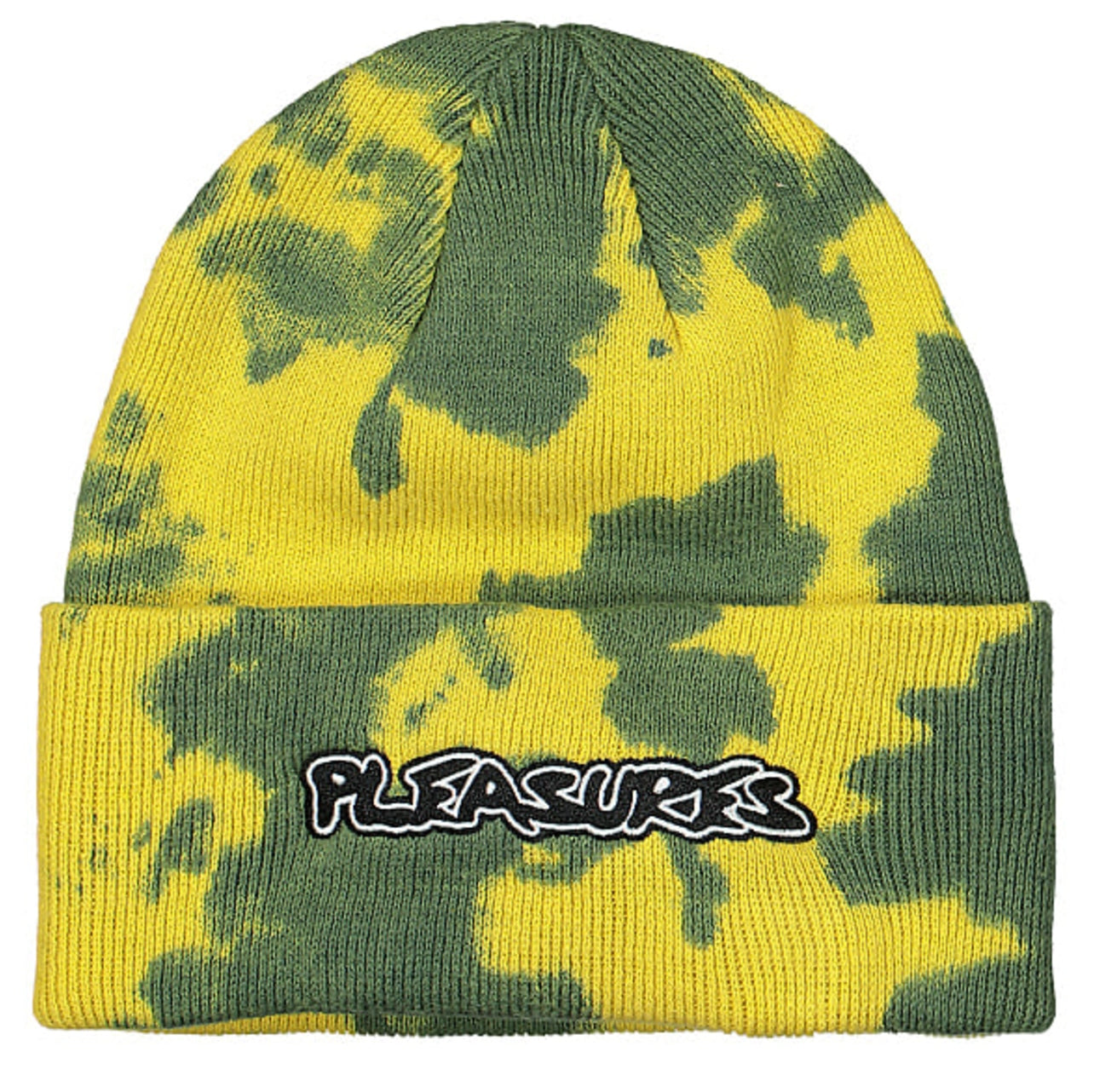 Pleasures BACKBONE DYED BEANIE Yellow Black