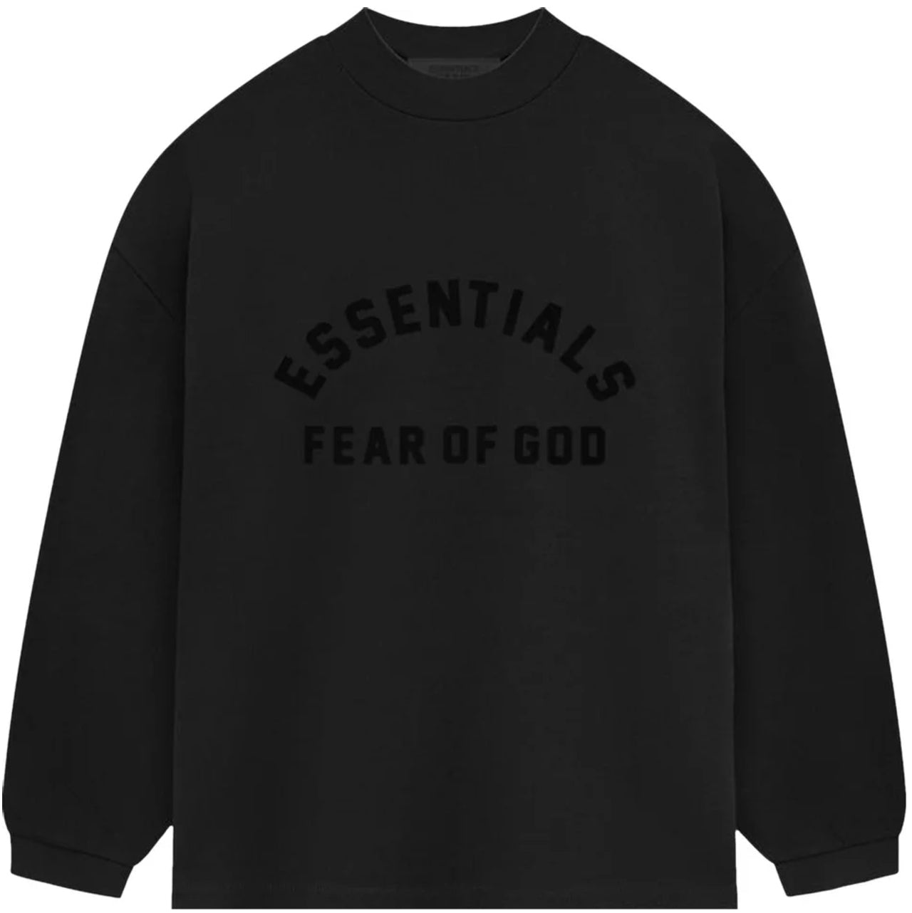 Fear of God Essentials Heavy Jersey Longsleeve Tee Jet Black