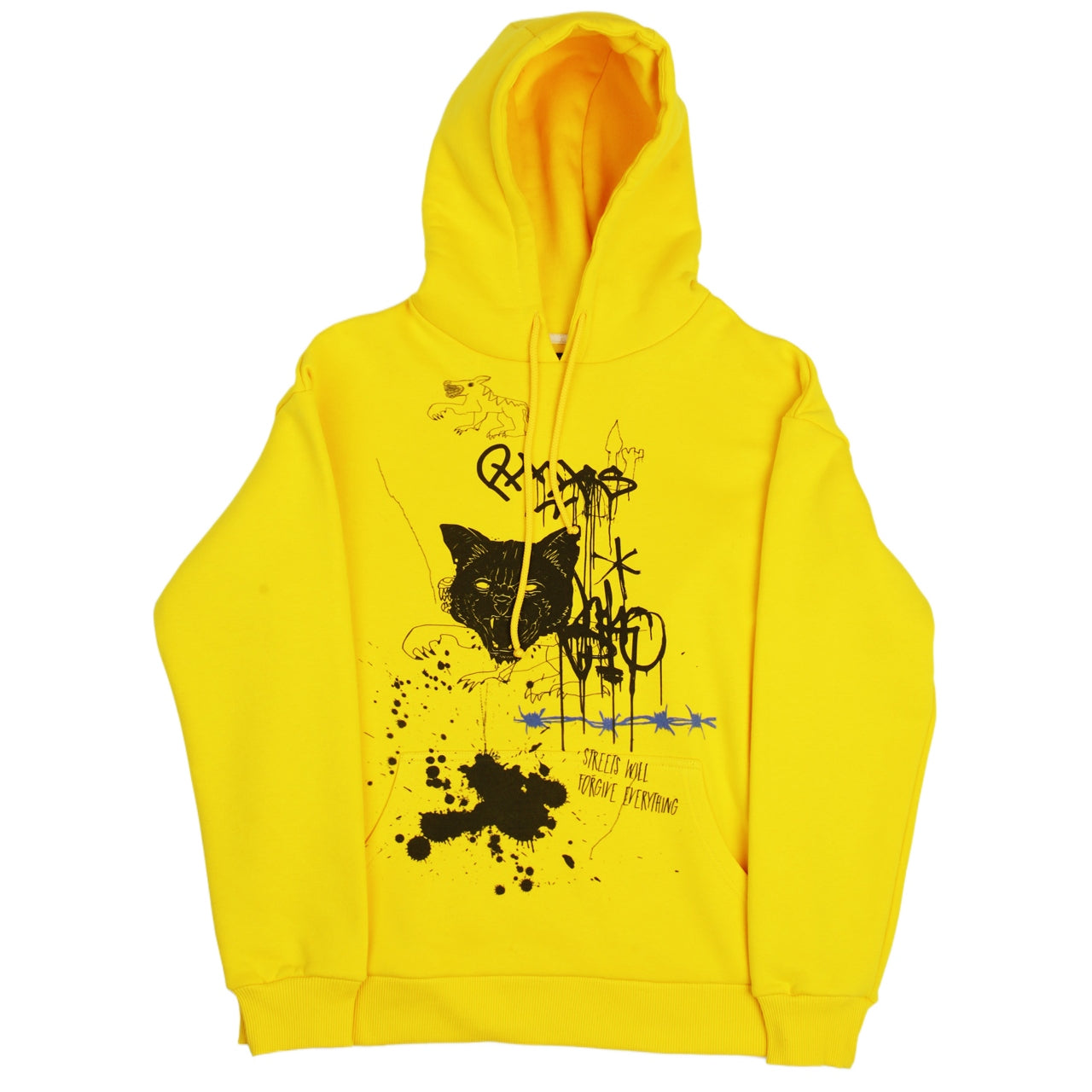 Donate Hoodie Snapthatback Yellow Antracite