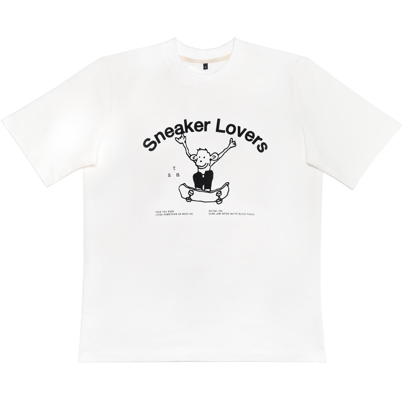 Snapthatback Sneaker Lovers T-Shirt Bone White