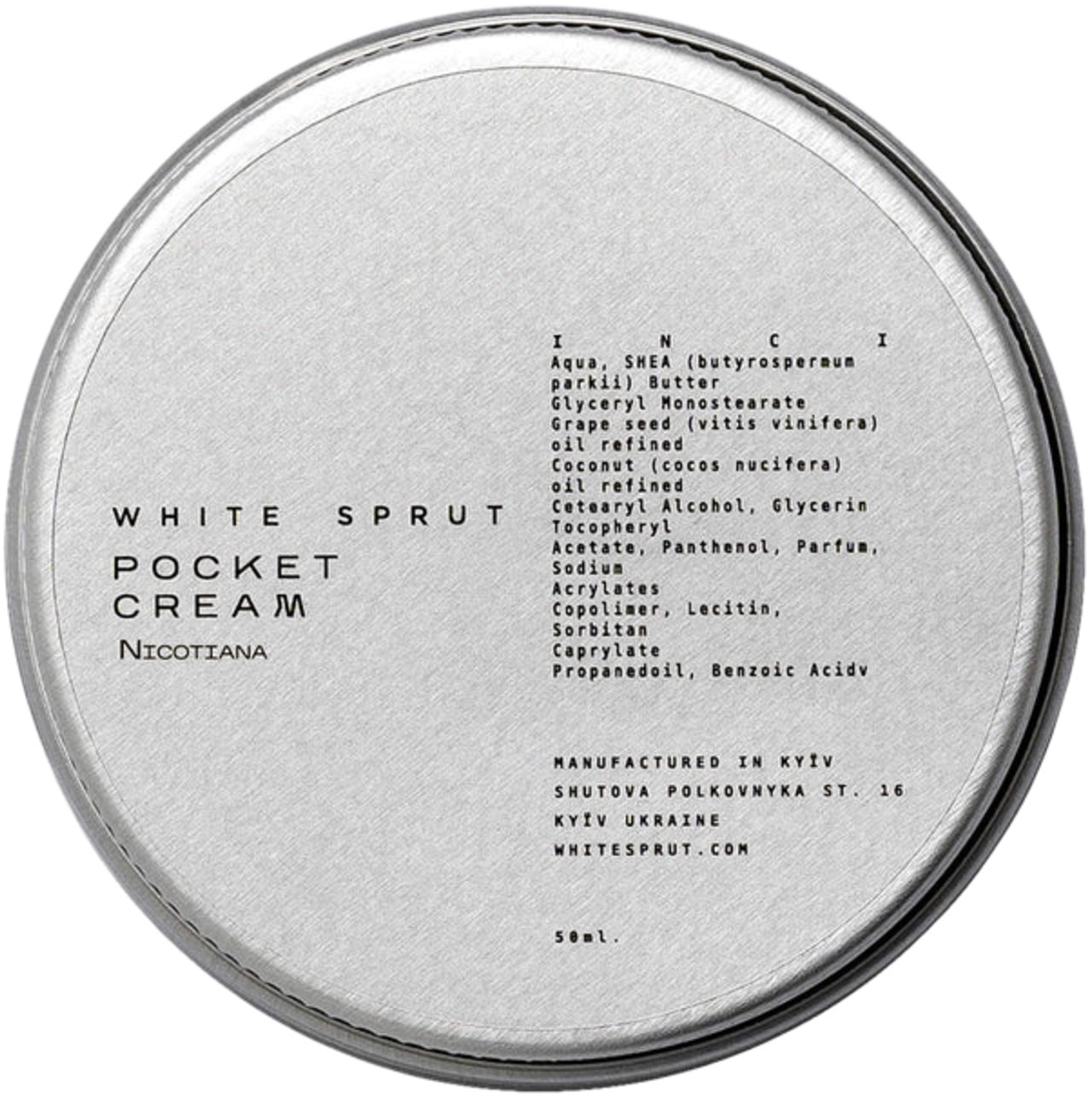 White Sprut Pocket cream